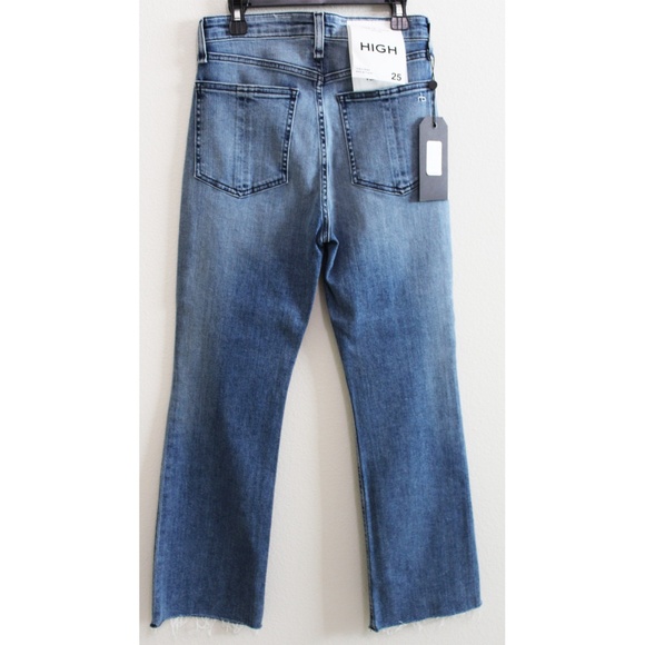 NWT rag & bone Nina Cropped Flare-Leg Jeans in Freya - Picture 4 of 7